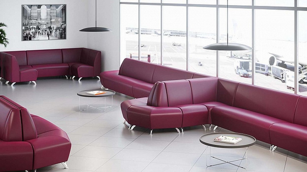 Диван для офиса Интер хром - вид 12